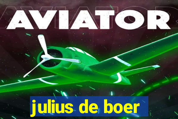 julius de boer